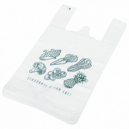 Пакет "майка" КОМПЛЕКТ 100 штук, 30+15х55, ПНД "Приходите еще", 15 мкм, LAIMA, 700794