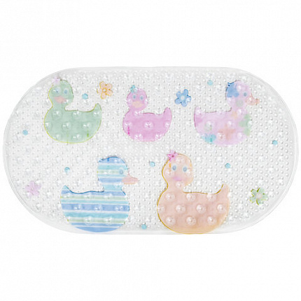 Коврик противоскользящий для ванной детский, УТЯТА, 69х39 см, 1 шт., BRAUBERG KIDS, 665184