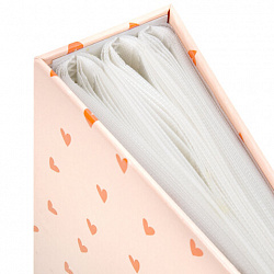 Фотоальбом BRAUBERG "Pink hearts" на 100 фото 10х15 см, твердая обложка, 391436