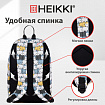 Рюкзак HEIKKI DREAM (ХЕЙКИ) универсальный, c карманом для ноутбука, эргономичный, "Cute Cats", 42х26х14 см, 273849