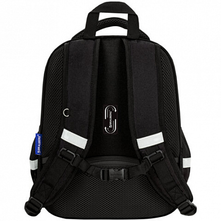 Ранец BRAUBERG FIT, 2 отделения, "Golden butterflies", 38х27х14 см, 274383