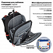 Ранец BRAUBERG PREMIUM, 2 отделения, с брелоком, "Дымящая машина", объемный дизайн, 38х29х16 см, 273103