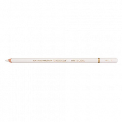 Карандаш угольный KOH-I-NOOR, 1 шт., "Gioconda" EXTRA, белый, HB, 8812003003KS