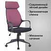 Кресло офисное BRABIX PREMIUM "Galaxy EX-519", ткань, черное/терракотовое, 531570