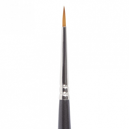 Кисть художественная проф. BRAUBERG ART CLASSIC, синтетика мягкая под колонок, кругл, № 00, кор руч, 200684