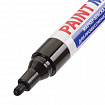 Маркер-краска лаковый (paint marker) 4 мм, ЧЕРНЫЙ, НИТРО-ОСНОВА, алюминиевый корпус, BRAUBERG PROFESSIONAL PLUS, 151445