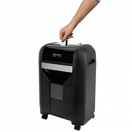 Уничтожитель (шредер) BRAUBERG PROFESSIONAL CM-1520x, "Heavy Duty", 4 уровень секретности, 4х28 мм, 15 листов, корзина 20 литров, 533130