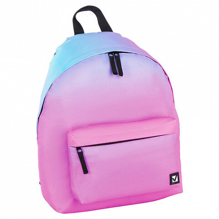 Рюкзак BRAUBERG СИТИ-ФОРМАТ универсальный, "Gradient", розовый, 41х32х14 см, 228849