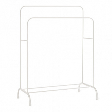 Вешалка для плечиков двухъярусная BOOMHOUSE GR-002 (в1500*ш1100*г550мм), металл, белая, 701437