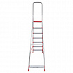 Стремянка алюминиевая 7 ШИРОКИХ СТУПЕНЕЙ 13 см, площадка 1,5 м, нагрузка 225 кг, вес 8 кг, НОВАЯ ВЫСОТА, 3117107, 5110107/3117107