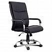 Кресло офисное BRABIX "Space EX-508", экокожа, хром, черное, 530860