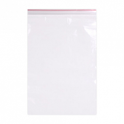 Пакеты ZIP LOCK "зиплок" ПРОЧНЫЕ, комплект 100 шт., 200х300 мм, ПВД, 60 мкм, BRAUBERG EXTRA, 608174