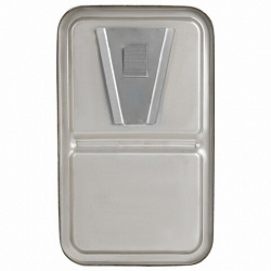 Дозатор для жидкого мыла LAIMA BASIC, 1 л, нержавеющая сталь, зеркальный, 601796