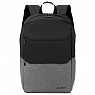 Рюкзак HEIKKI SECTIONS (ХЕЙКИ) универсальный, передние карманы, серый/черный,46,5х30х17 см, 273908