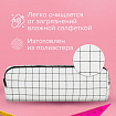 Пенал BRAUBERG, 1 отделение, полиэстер, "Нежный зайчик", белый, 19х4х6 см, 272304