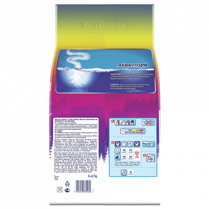 Стиральный порошок-автомат 6 кг, МИФ 3 в 1 "Свежий цвет"