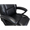Кресло BRABIX PREMIUM "Oslo EX-549", рециклированная кожа, разборное пятилучие, черное, 532978