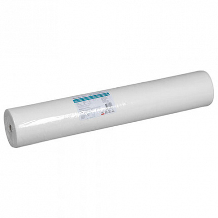 Простыня белая рулонная с перфорацией 75 шт., 80х200 см, СМС 18 г/м2, ЧИСТОВЬЕ, 600-492