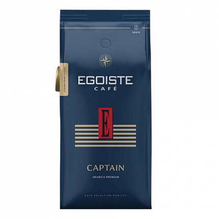 Кофе в зернах EGOISTE "Captain", 1 кг, арабика 100%, ГЕРМАНИЯ, EG10004042