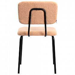 Стулья BRABIX "Ideal CF-080", КОМПЛЕКТ 4 шт., черный каркас, букле бежевый, 533255