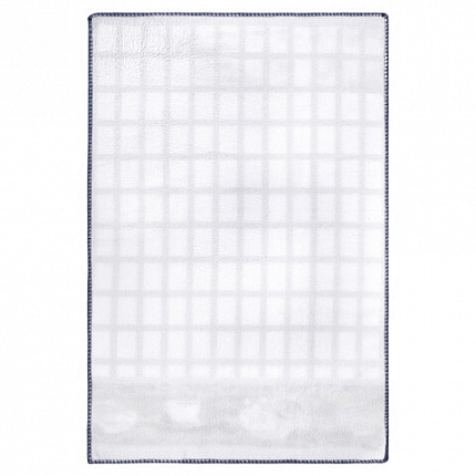 Салфетка из МИКРОФИБРЫ универсальная, 40х60 см, фиолетовая клетка, орнамент, 240 г/м2, BOOMHOUSE (БУМХАУС), 700882