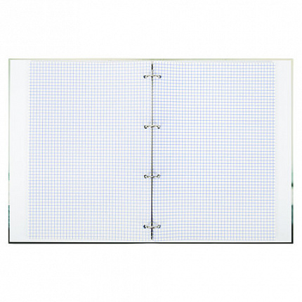 Тетрадь на кольцах БОЛЬШАЯ А4, 215х305 мм, 100 л., твердый картон, клетка, BRAUBERG, "Nature", 405411