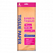 Цветная бумага ТИШЬЮ 17 г/м2, 50х66 см, 10 листов, персиковый цвет, ЗОЛОТАЯ СКАЗКА, 116481