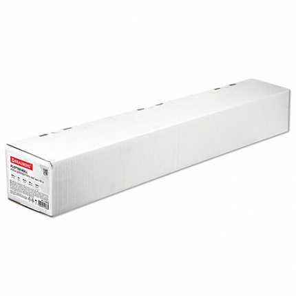 Бумага широкоформатная рулон для плоттера, 1067 мм х 45 м х втулка 50,8 мм, 80 г/м2, белизна CIE 146%, BRAUBERG, 110628