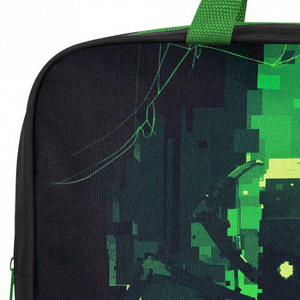 Папка на молнии с ручками BRAUBERG А4, 1 отделение, полиэстер, 80 мм, "Digital spider", 273303