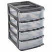 Бокс универсальный большой, 4 выдвижные секции, 37,6х25х35,5 см, М2768