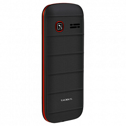 Телефон мобильный TEXET TM-130, 2 SIM, 1,77", 32Мб, microSD, FM, фонарик, черный, 127367