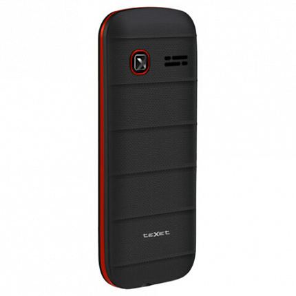 Телефон мобильный TEXET TM-130, 2 SIM, 1,77", 32Мб, microSD, FM, фонарик, черный, 127367
