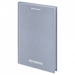 Блокнот А5 134х206мм, 80 л., твердый, клетка, BRAUBERG, МОРАНДИ, 118556