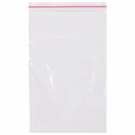 Пакеты ZIP LOCK "зиплок" ПРОЧНЫЕ, комплект 100 шт., 80х120 мм, ПВД, 60 мкм., BRAUBERG, 703076
