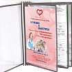 Доска-стенд "Информация" 50х75 см, 3 плоских кармана А4 + 5 демопанелей А4, ЭКОНОМ, BRAUBERG, 291010