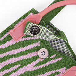 Сумочка-органайзер повседневная HEIKKI KNIT (ХЕЙКИ) кросс боди, вязаная, 17х12х5 см, "Fun zebra", 273792