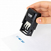 Датер-мини, месяц БУКВАМИ, оттиск 20х3,8 мм, синий, TRODAT 4810 P4, корпус черный, подушка, 70621