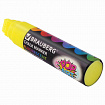 Маркер меловой "POP-ART" ЖЕЛТЫЙ, 15 мм, стираемый, для гладких поверхностей, BRAUBERG, 151538