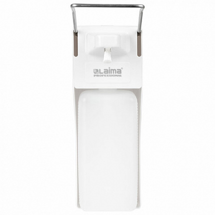 Дозатор локтевой для антисептика и мыла УНИВЕРСАЛЬНЫЙ, с еврофлаконом 1 л, LAIMA, ABS-пластик, 607326, X-2265S