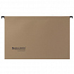 Подвесные папки А4/Foolscap (406х245 мм), до 80 листов, КОМПЛЕКТ 10 шт., картон, BRAUBERG (Италия), 231787