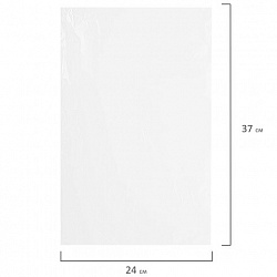 Пакеты фасовочные ПРОЧНЫЕ, первичный ПВД 24х37 см, КОМПЛЕКТ 500 шт., 25 мкм