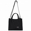 Сумка шоппер HEIKKI MINI (ХЕЙКИ), вельвет, черный, 25х20 см, 272439