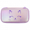 Пенал BRAUBERG SHINY, 1 отделение, 1 откидная планка, ЭВА, 22х13х4 см, "Счастливый кот", 271554