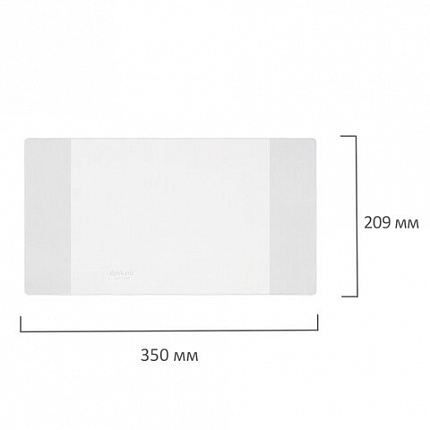 Обложки ПВХ для тетради, дневника, КОМПЛЕКТ 10 шт., 110 мкм, 209х350 мм, прозрачные, ДПС, 1048.1/10