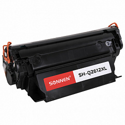 Картридж лазерный SONNEN (SH-Q2612XL) для HP LJ 1010/1012/1015/1018/1020/1022/M1319F/3020/3030/3050/3052, ресурс 6000 стр., 364094