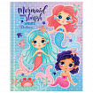 Дневник 1-4 класс 48 л., твердый, ЮНЛАНДИЯ, глянцевая ламинация, с подсказом, "Русалочка", 106824