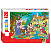 Пазл картонный 120 элементов, "Любимые герои", АССОРТИ, поле 23х16,5 см, STEP PUZZLE