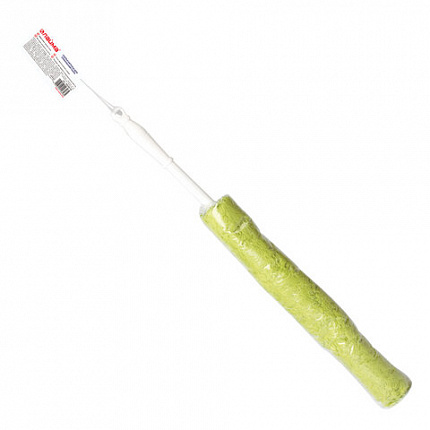 Пипидастр (сметка-метелка) для уборки пыли, метелка 35 см, рукоятка 20 см, зеленый, LAIMA, 603618