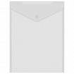 Папка-конверт с кнопкой А4, BRAUBERG "UNIVERSAL", до 100 листов, вертикальная, прозрачная, 0,15 мм, 273075