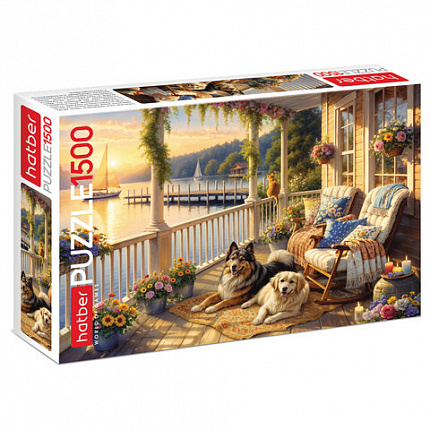 Пазл картонный 1500 элементов АССОРТИ, 670х480 мм, HATBER